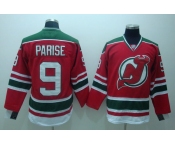 nhl devils #9 parise redgreen