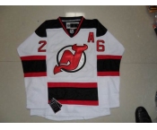 nhl jersey devils #26 elias white
