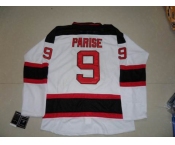 nhl jersey devils #9 parise white