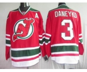 nhl jerseys new jersey devils #3 daneyko redgreen