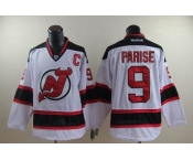 nhl jerseys new jersey devils #9 parise white