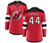 Women New Jersey Devils #44 Miles Wood Fanatics Branded Red Home Breakaway Hockey Jersey