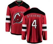 Youth New Jersey Devils #4 Scott Stevens Fanatics Branded Red Home Breakaway Hockey Jersey