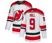 Youth New Jersey Devils #9 Taylor Hall Authentic White Alternate Hockey Jersey