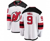 Youth New Jersey Devils #9 Taylor Hall Fanatics Branded White Away Breakaway Hockey Jersey