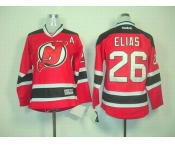youth nhl jerseys new jersey devils #26 elias red