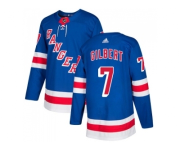 Men Adidas New York Rangers #7 Rod Gilbert Royal Blue Home Authentic Stitched NHL Jersey