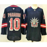 Men's New York Rangers #10 Artemi Panarin Navy Reverse Retro Authentic Jersey