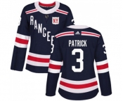 Women Adidas New York Rangers #3 James Patrick Authentic Navy Blue 2018 Winter Classic NHL Jersey
