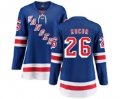 Women New York Rangers #26 Joe Kocur Fanatics Branded Royal Blue Home Breakaway NHL Jersey