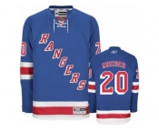 Women's Reebok New York Rangers #20 Chris Kreider Premier Royal Blue Home NHL Jersey