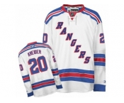 Women's Reebok New York Rangers #20 Chris Kreider Premier White Away NHL Jersey