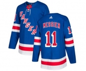 Youth Adidas New York Rangers #11 Mark Messier Premier Royal Blue Home NHL Jersey