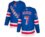 Youth Adidas New York Rangers #7 Rod Gilbert Premier Royal Blue Home NHL Jersey