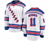 Youth New York Rangers #11 Mark Messier Fanatics Branded White Away Breakaway NHL Jersey