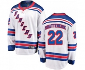 Youth New York Rangers #22 Kevin Shattenkirk Fanatics Branded White Away Breakaway NHL Jersey