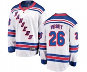 Youth New York Rangers #26 Jimmy Vesey Fanatics Branded White Away Breakaway NHL Jersey