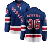 Youth New York Rangers #36 Glenn Anderson Fanatics Branded Royal Blue Home Breakaway NHL Jersey