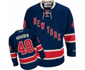 Youth Reebok New York Rangers #48 Brett Howden Authentic Navy Blue Third NHL Jersey