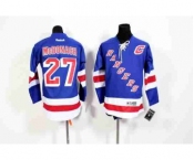 youth nhl jerseys new york rangers #27 mcdonagh lt.blue[patch C]