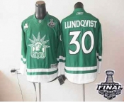youth nhl jerseys new york rangers #30 lundqvist green[2014 stanley cup]