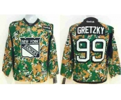 youth nhl jerseys new york rangers #99 gretzky camo[patch C]