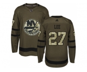 Adidas New York Islanders #27 Anders Lee Green Salute to Service Stitched NHL Jersey