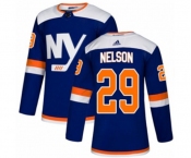 Adidas New York Islanders #29 Brock Nelson Authentic Blue Alternate NHL Jersey