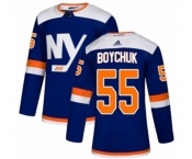 Adidas New York Islanders #55 Johnny Boychuk Authentic Blue Alternate NHL Jersey