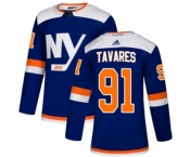 Adidas New York Islanders #91 John Tavares Authentic Blue Alternate NHL Jersey
