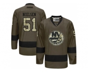 New York Islanders #51 Frans Nielsen Green Salute to Service Stitched NHL Jersey