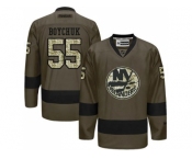 New York Islanders #55 Johnny Boychuk Green Salute to Service Stitched NHL Jersey