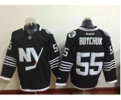 nhl jerseys new york Islanders #55 boychuk black[2015 new]