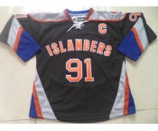 nhl jerseys new york Islanders #91 tavares black[patch C]
