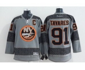 nhl jerseys new york Islanders #91 tavares grey[patch C]