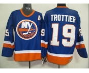 nhl jerseys new york islanders #19 trottier blue[ccm]