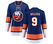 Women New York Islanders #9 Clark Gillies Fanatics Branded Royal Blue Home Breakaway NHL Jersey