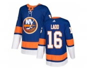 Youth Adidas New York Islanders #16 Andrew Ladd Royal Blue Home Authentic Stitched NHL Jersey