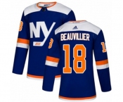 Youth Adidas New York Islanders #18 Anthony Beauvillier Authentic Blue Alternate NHL Jersey