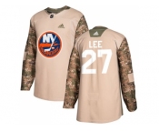 Youth Adidas New York Islanders #27 Anders Lee Camo Authentic 2017 Veterans Day Stitched NHL Jersey