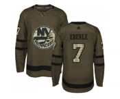 Youth Adidas New York Islanders #7 Jordan Eberle Green Salute to Service Stitched NHL Jersey