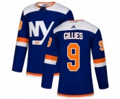 Youth Adidas New York Islanders #9 Clark Gillies Authentic Blue Alternate NHL Jersey
