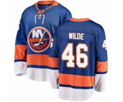 Youth New York Islanders #46 Bode Wilde Fanatics Branded Royal Blue Home Breakaway NHL Jersey