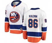 Youth New York Islanders #86 Nikolay Kulemin Fanatics Branded White Away Breakaway NHL Jersey