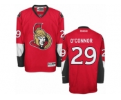 Men's Reebok Ottawa Senators #29 Matthew O'Connor Authentic Red Home NHL Jersey