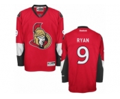 Men's Reebok Ottawa Senators #9 Bobby Ryan Authentic Red Home NHL Jersey