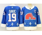 Men's Colorado Avalanche #19 Joe Sakic Blue 2025 Stitched With C Patch Hockey Jersey Men's Colorado Avalanche #19 Joe Sakic Blue 2025 Stitched With C Patch Hockey Jersey