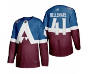 Men's Colorado Avalanche #41 Pierre-Edouard Bellemare 2020 Stadium Series Burgundy Stitched Hockey Jersey