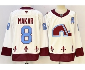 Men's Colorado Avalanche #8 Cale Makar White 2024-25 With A Patch Stitched Jersey Men's Colorado Avalanche #8 Cale Makar White 2024-25 With A Patch Stitched Jersey