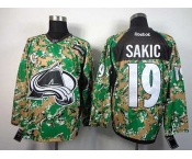 nhl jerseys colorado avalanche #19 sakic camo[patch C]